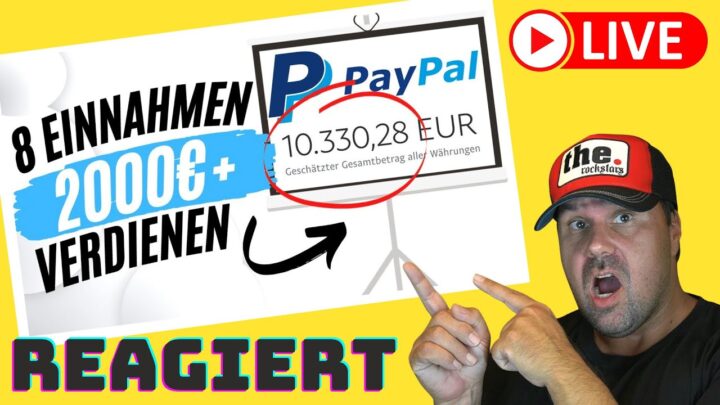 8 EINNAHMEQUELLEN auf 1 Webseite aufbauen 💰🤑💸 (NEUE METHODE) Geld im Internet verdienen [Reaction]