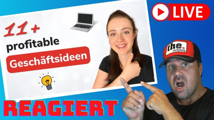 11+ profitable Geschäftsideen für Online Business & Affiliate-Marketing. 2022 [Reaction]