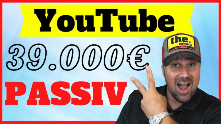 🚨 39.000€ MIT YOUTUBE PASSIV VERDIENEN 💰 (So kann JEDER mit *YOUTUBE* Geld verdienen)