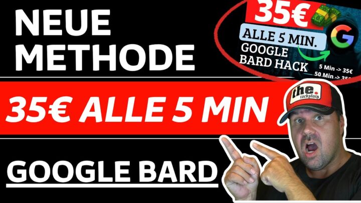 NEUE METHODE: 35€ ALLE 5 MINUTEN mit GOOGLE BARD 💰 Geld verdienen für Anfänger | Michael reagiert