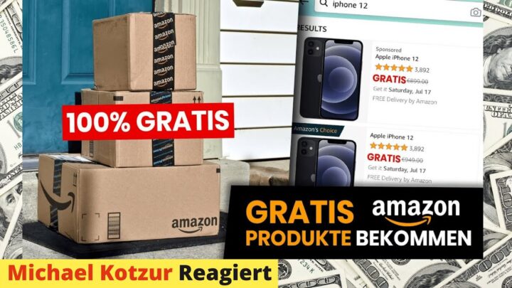 So bekommst du GRATIS Amazon Produkte (und machst Geld damit) [Reaction]