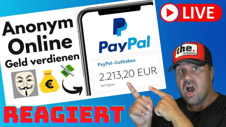 Anonym Online Geld verdienen mit dieser unterschätzten Methode! [Reaction]