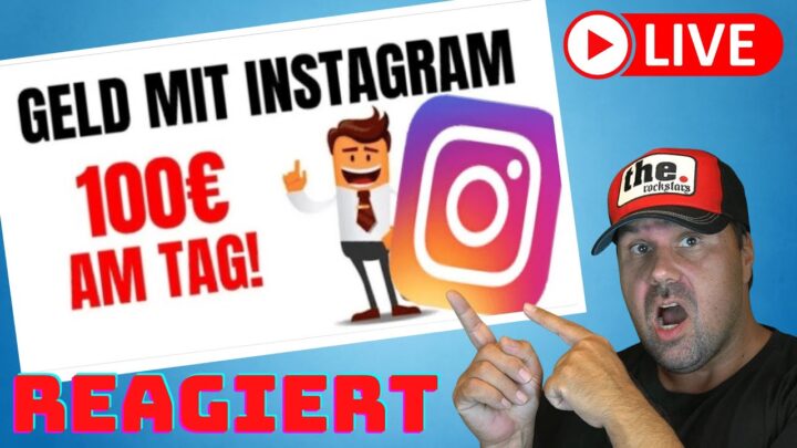 100€ Am Tag Mit INSTAGRAM 2022! Online Geld Verdienen [Reaction]