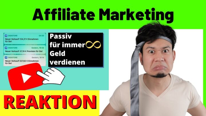 Mit Affiliate Marketing FÜR IMMER online geld verdienen 2022 [Reaction] Digistore24 Tipps