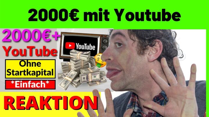 Wie Du 2000€+ Monat Mit YouTube In Dieser Nische Verdienen Kannst! (Geld Verdienen 2022) [Reaction]